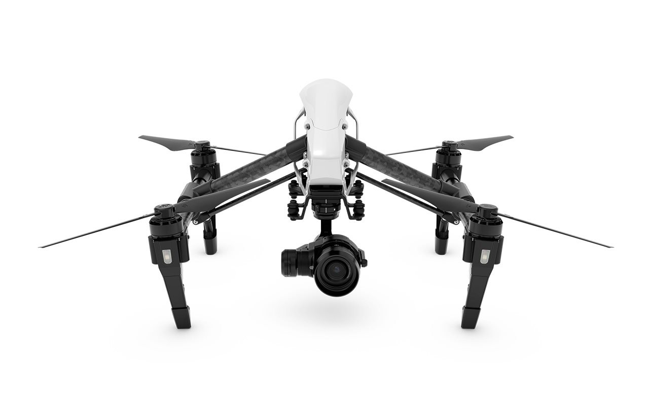 DJI kvadrokopt�ra - dron, INSPIRE 1 RAW se 2 ovlada�i, RC set kvadrokopt�ry se 4K kamerou, �ern�