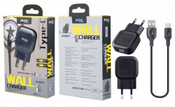 Aligator nab�je�ka s USB-C kabelem, 2.4A �ern�