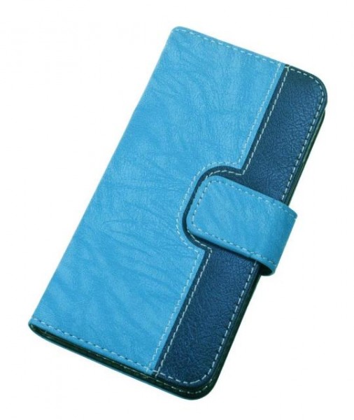 Pouzdro BOOK CHEERY vel. L (4,5-5 inch) modr�