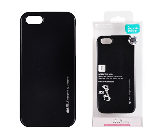 Mercury Goosp iJelly Metal iPh 5S/SE Black