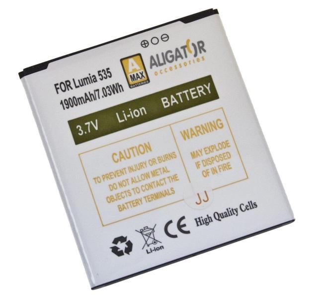 Aligator baterie pro Lumia 535 Li-ION 1900 mAh