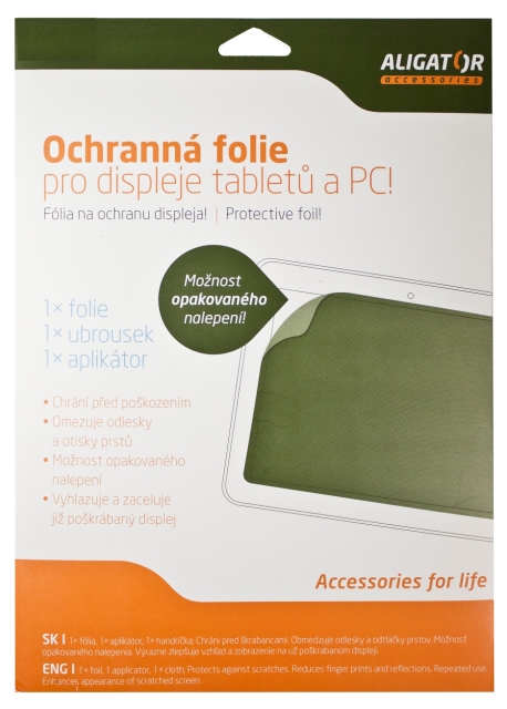 ALIGATOR Univerz. Folie Tablet 7-8.9' transparent 