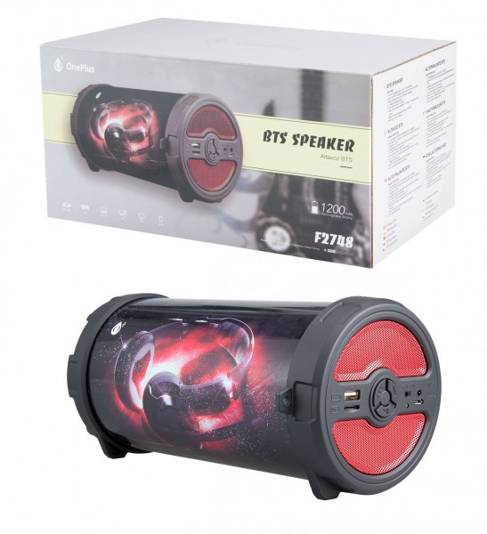 Aligator Bezdr�tov� Bluetooth reproduktor PLUS F2748, �erven�