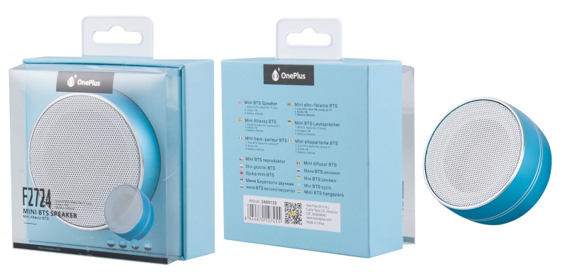 Bluetooth Mini Speaker PLUS F2724, modr�