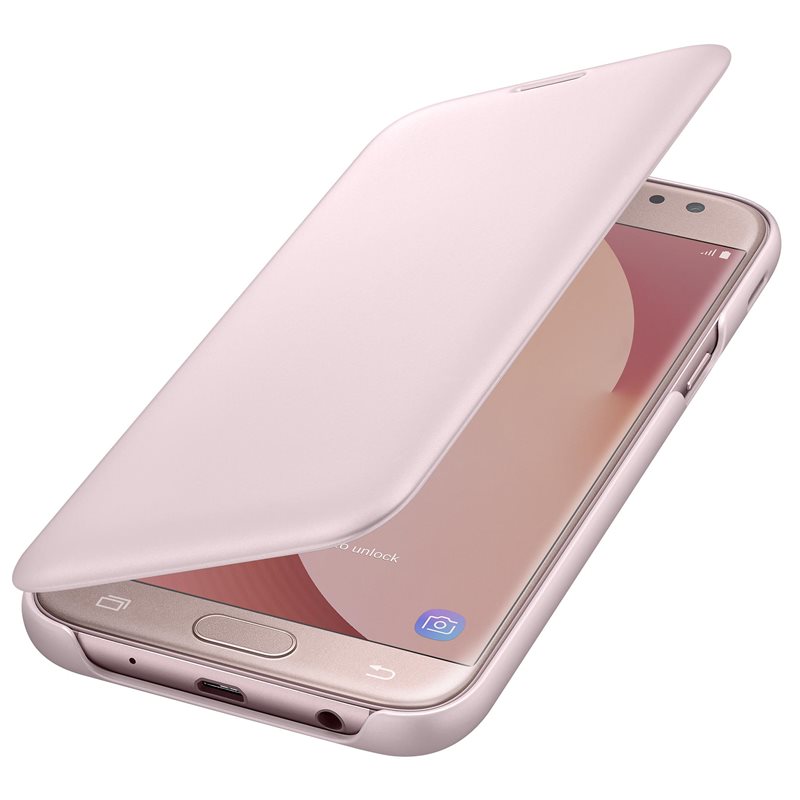 Samsung Wallet Cover J5 2017, pink