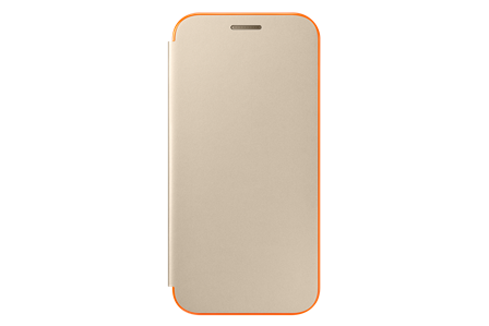 Samsung Flipov� neonov� pouzdro pro A3 2017 Gold