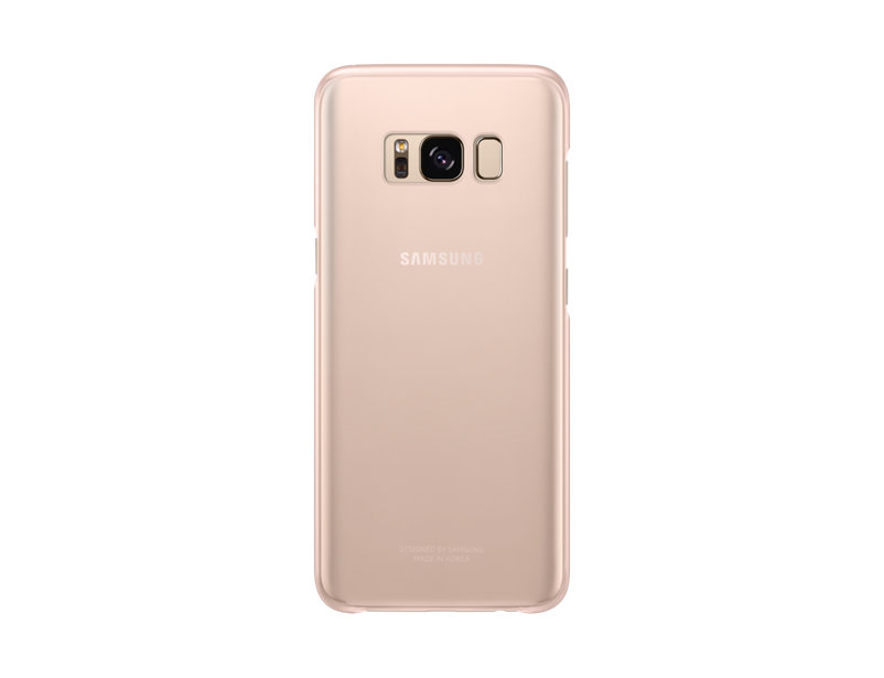 Samsung Clear Cover pro S8 (G950) Pink