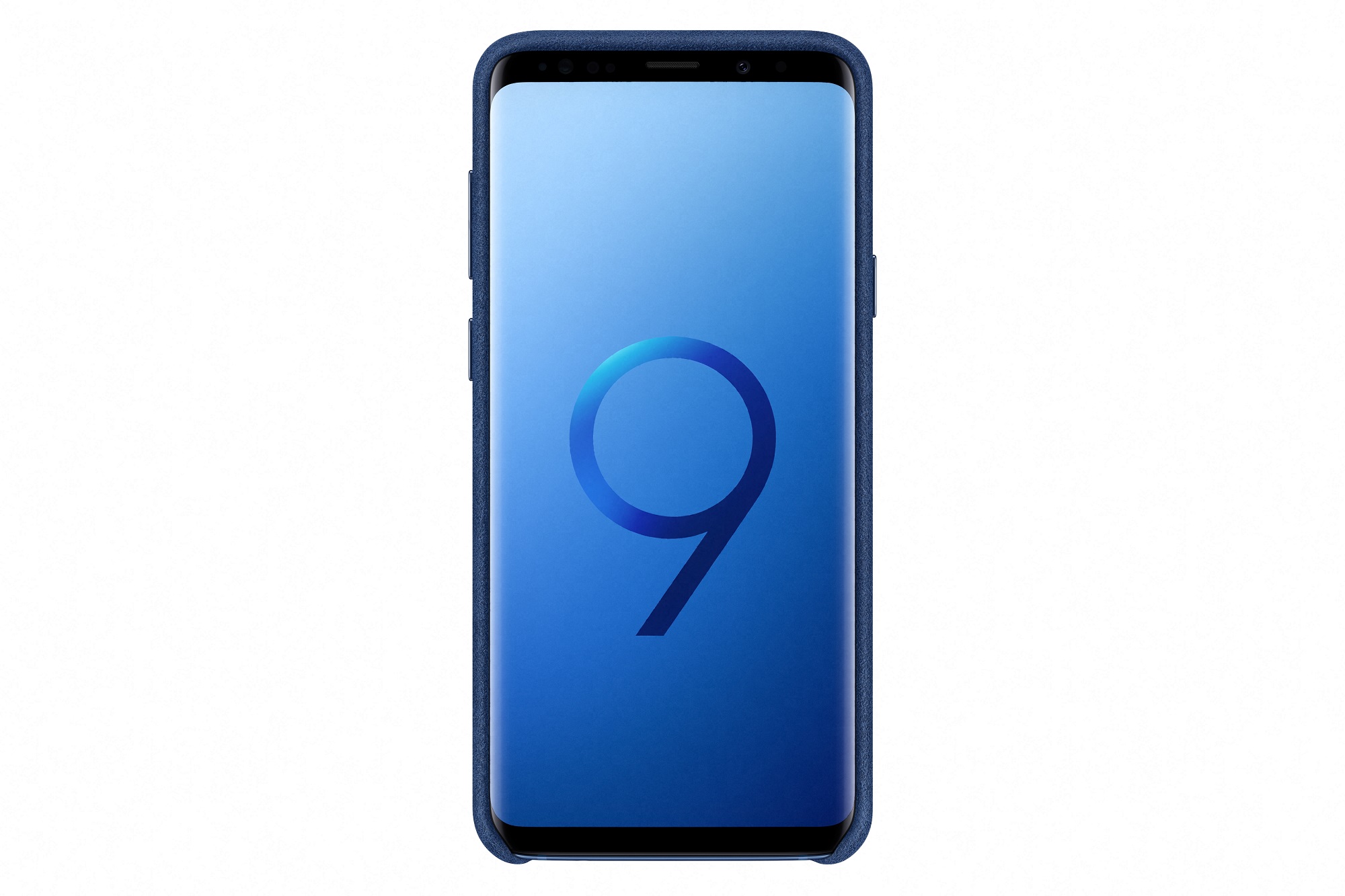 Samsung Zadn� kryt - k��e Alcantara pro S9+ Blue 
