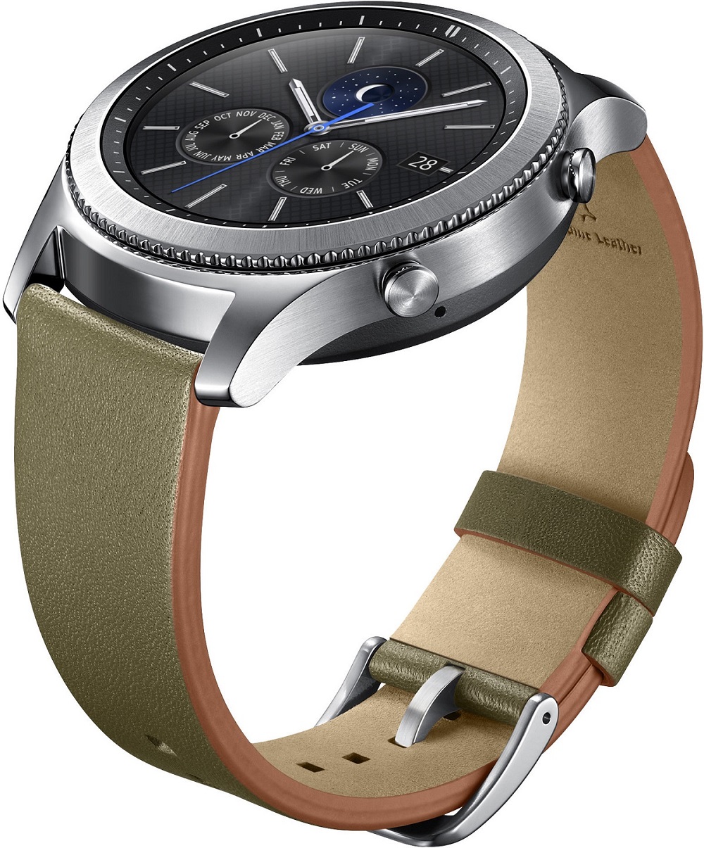 Samsung v�m�nn� p�sek ko�en� Gear S3 , Olive Green 