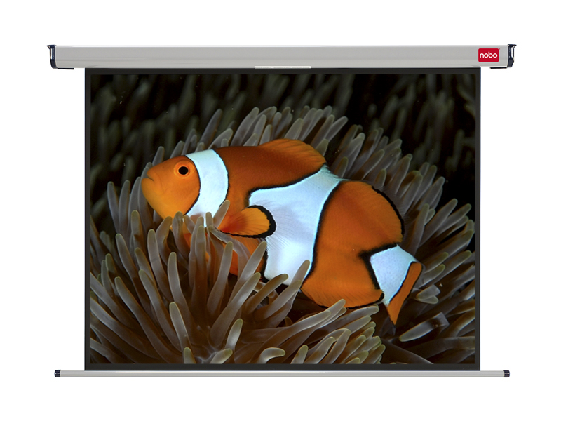 NOBO Wall Screen �240 x v181 -matn� b�l�,4:3
