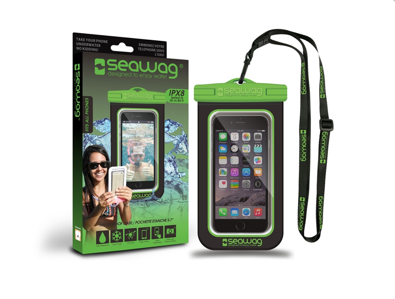 SEAWAG Vod�odoln� pouzdro pro telefon �ern�/Zelen�