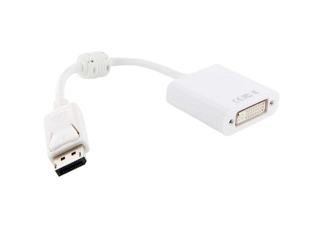 4World Adapt�r DisplayPort M - DVI-I 24+5 F White 