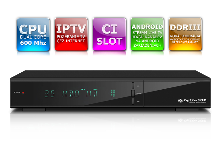 AB Cryptobox 650HD DVB-C Tuner