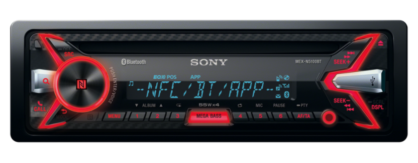 Sony autor�dio MEX-N5100BT CD/MP3,USB/AUX, NFC/BT