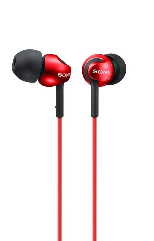 SONY sluch�tka MDR-EX110LP, �erven�