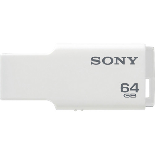 Sony Flash USB 2.0 Micro Vault - Style, 64GB, b�l�