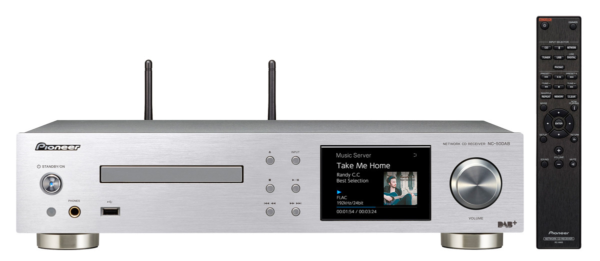 Pioneer audio p�ij�ma� 2.0 s CD a s�t� st��brn�