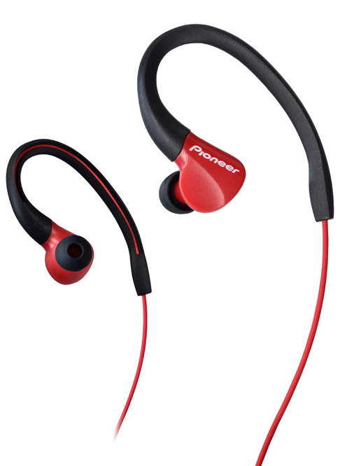 Pioneer z�v�sn� sportovn� sluch�tka �erven�