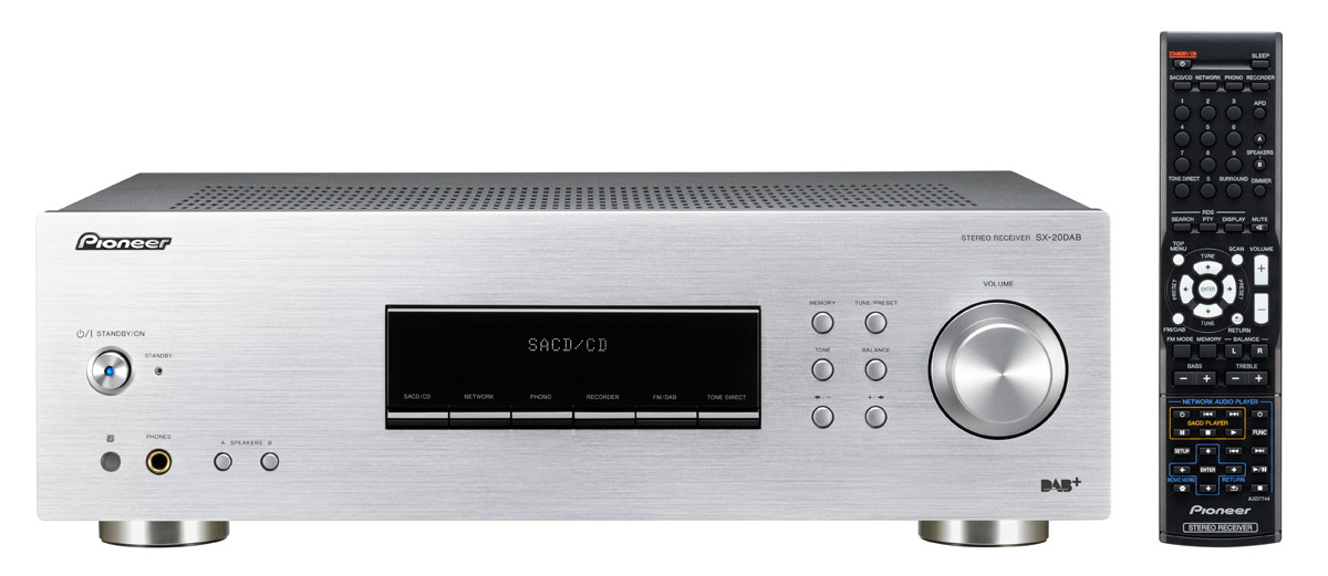 Pioneer audio p�ij�ma� 2.0, DAB st��brn�