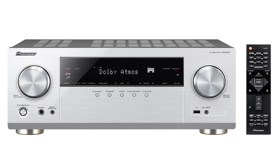 Pioneer AVp�ij�ma� 7.2 se s�t� st��brn�,FlareConnect,Chromecast,Play-Fi,AirPlay,Spotify,TIDAL,Deezer
