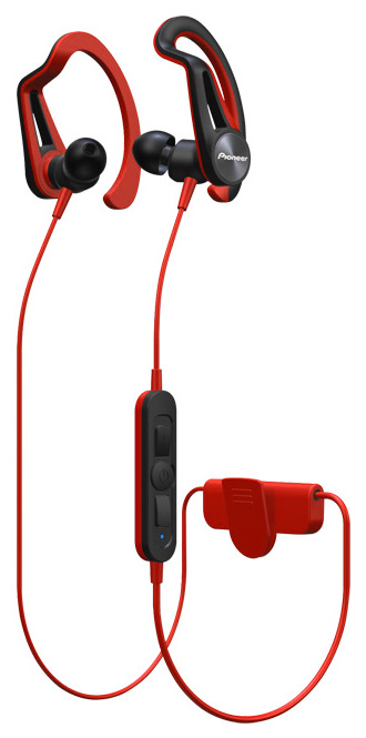 Pioneer z�v�sn� sportovn� sluch�tka s Bluetooth �erven�