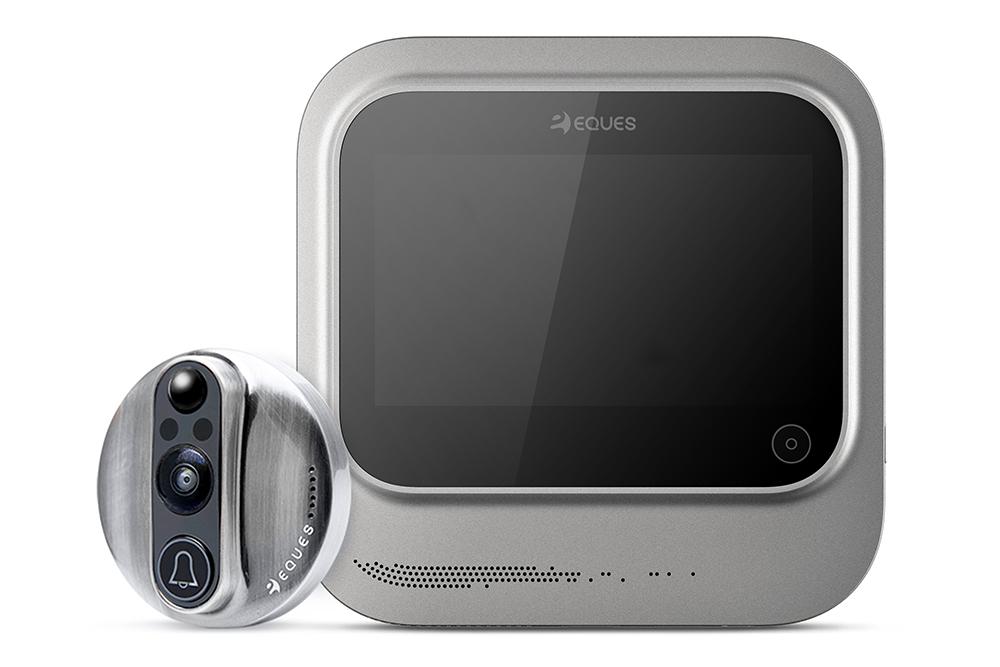 Dve�n� kuk�tko digit�ln� Wi-fi VEIU Smart nickel (nikl)