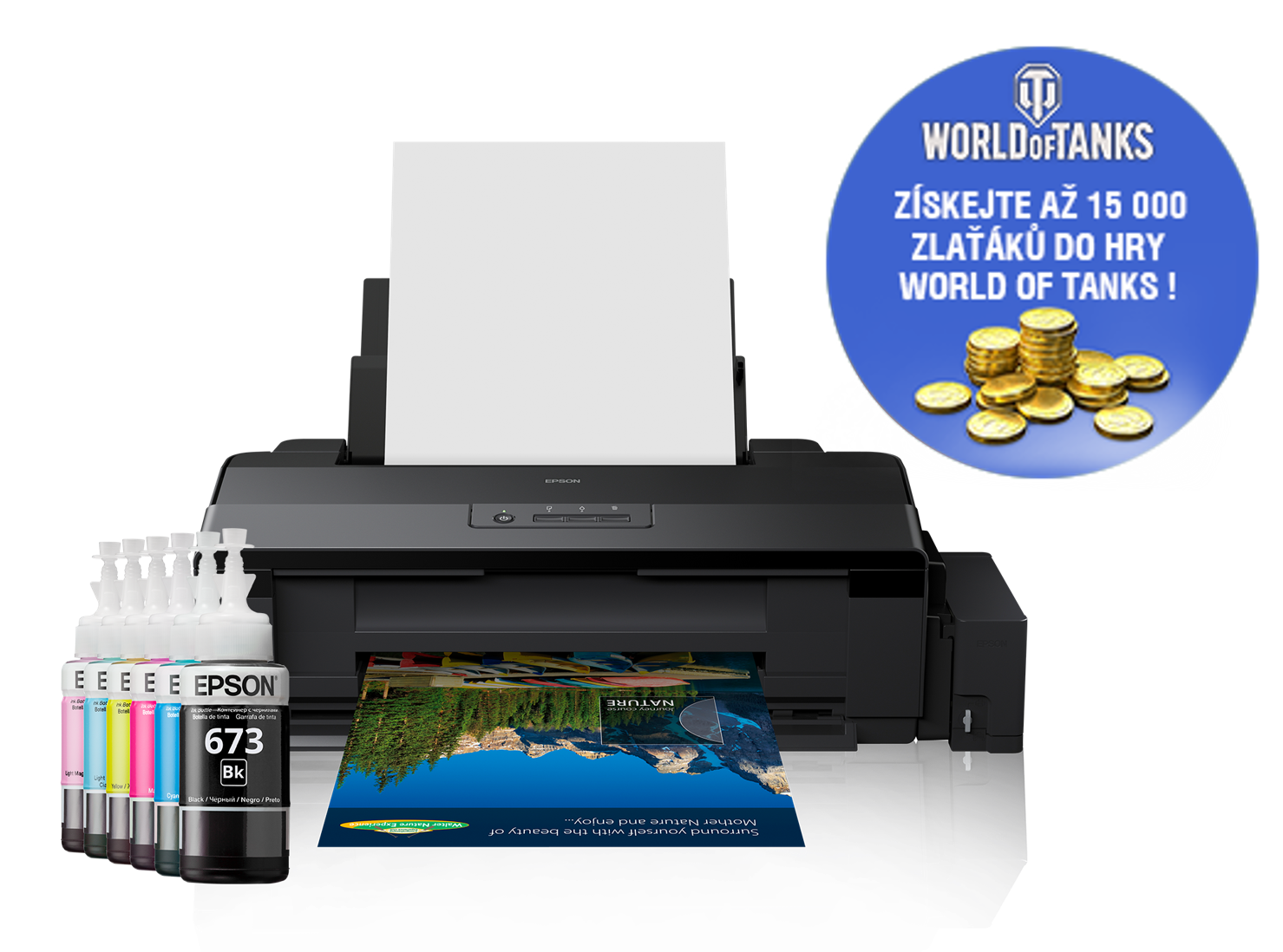EPSON L1800, 15 ppm A3+, 6 ink ITS