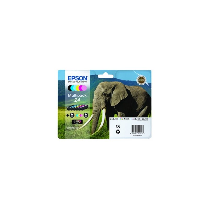 Epson Multipack 6-colours 24 Claria Photo HD Ink