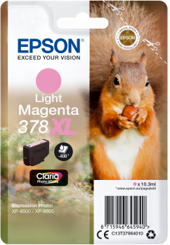 Epson Singlepack Light Magenta 378 XL