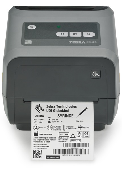 Zebra TT(Cartridge) ZD420- 203 dpi,USB,WiFi,BT 4.1