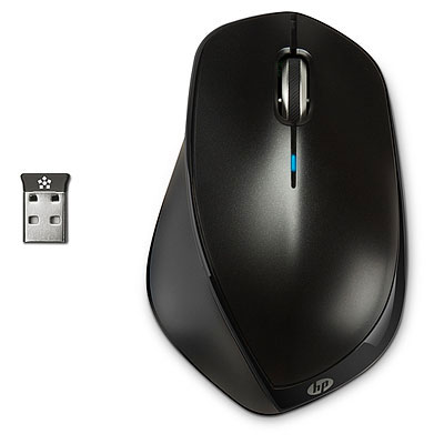HP x4500 Wireless Mouse- Sparkling Black