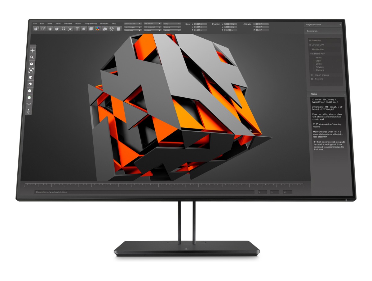 HP Z32 31,5' UHD 4K 3840x2160/USB/HDMI/DP/3NBD