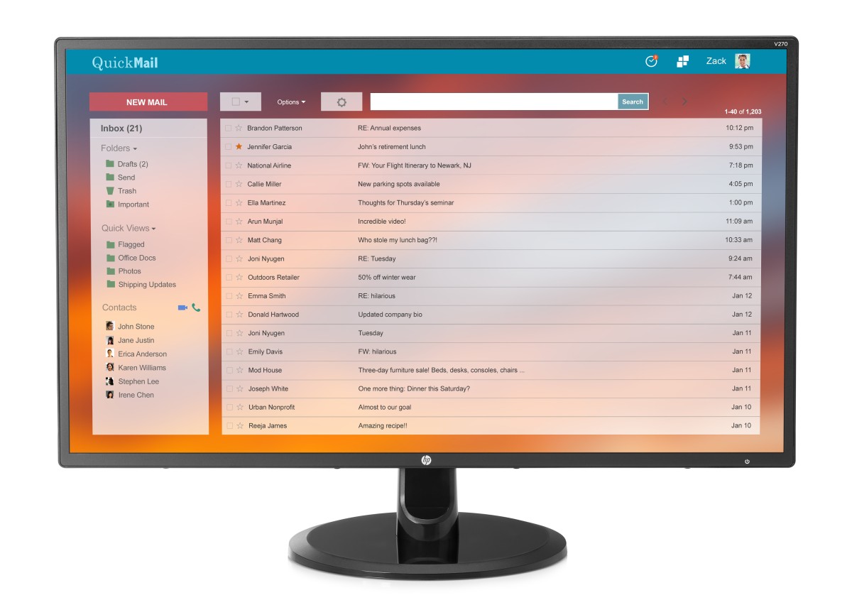 HP V270 27' IPS 1920x1080/1000:1/5ms/VGA/DVI/HDMI