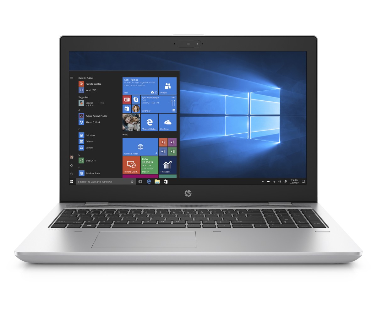 HP ProBook 650 G4 15' FHD i5-8250U/4GB/256SSD/DVD/VGA/DP/RJ45/WIFI/BT/MCR/FPR/1RServis/W10P
