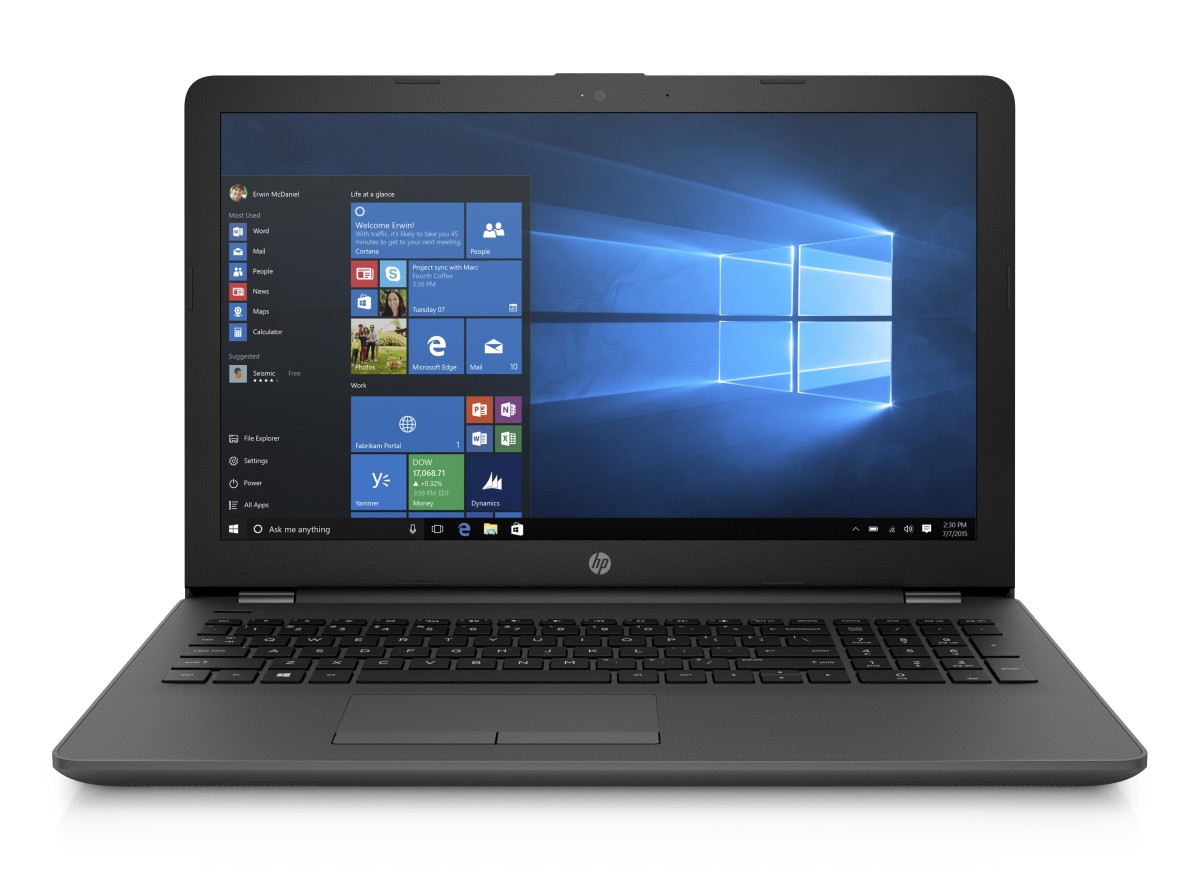 HP 250 G6 15.6' HD N5000/4GB/128SSD/DVD/HDMI/VGA/RJ45/WIFI/BT/MCR/1RServis/W10H