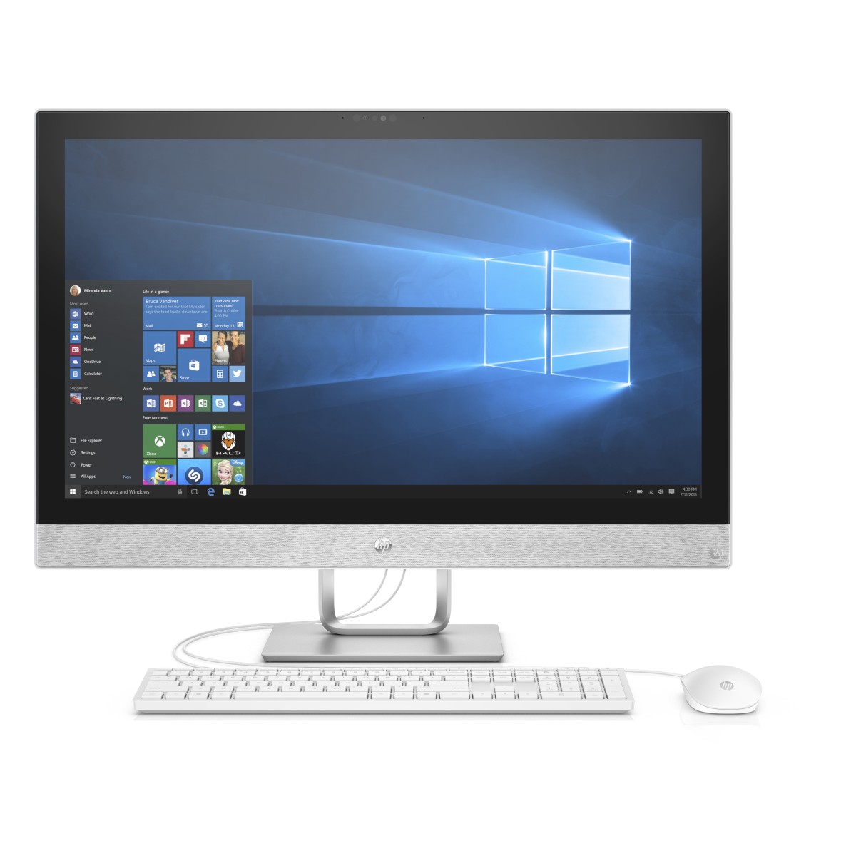 HP Pavilion 27-r103nc FHD AiO NT i5-8400T/8GB/1TB+256SSD/DVD/ATI/2RServis/W10