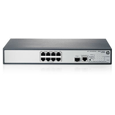 HP 1910-8G-PoE+ (65W) Rfrbd Switch