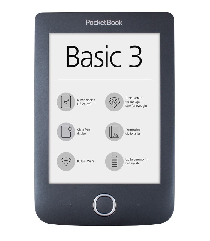 Pocketbook 614+ Basic 3, Black