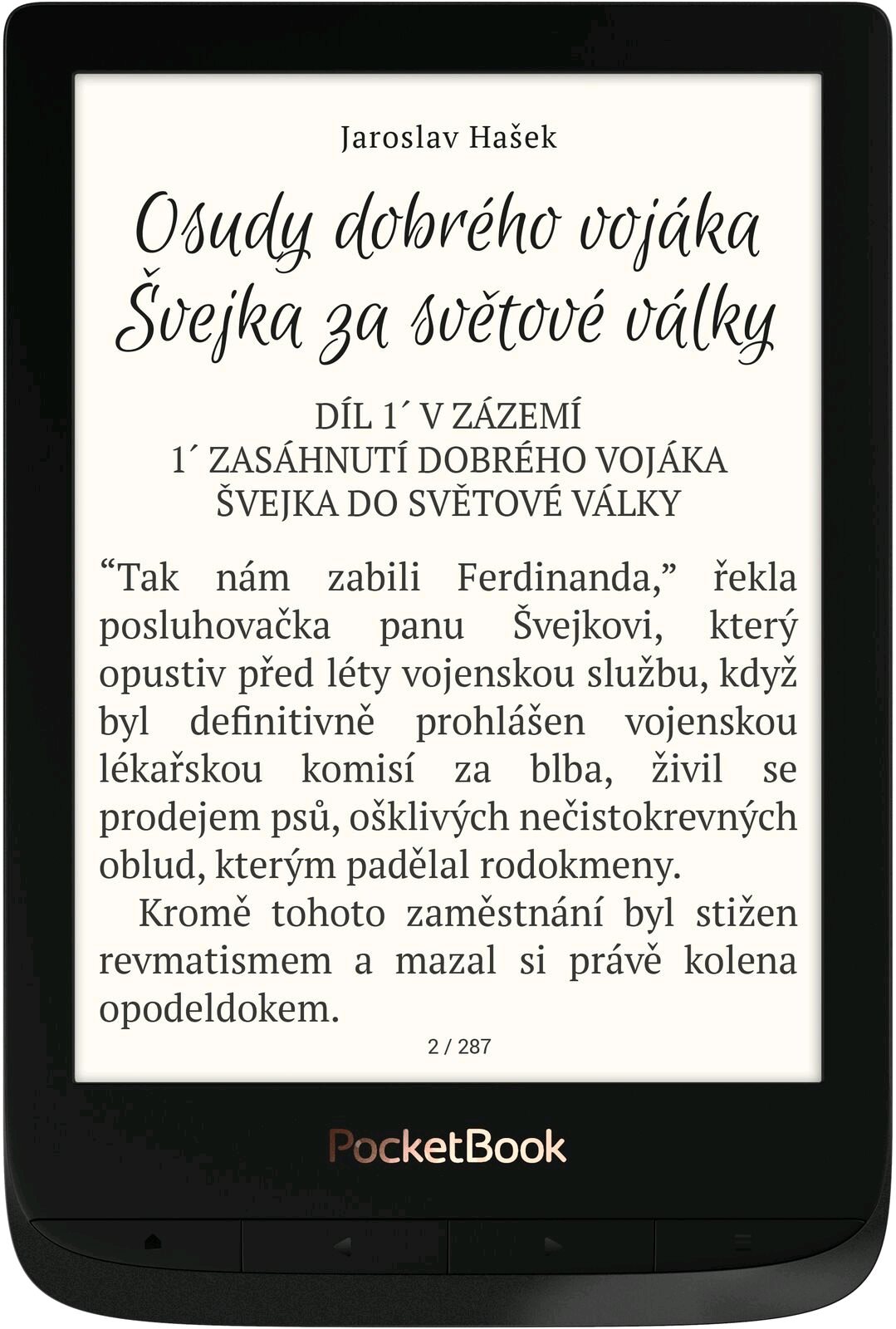E-book POCKETBOOK 627 Touch Lux 4, Obsidian Black