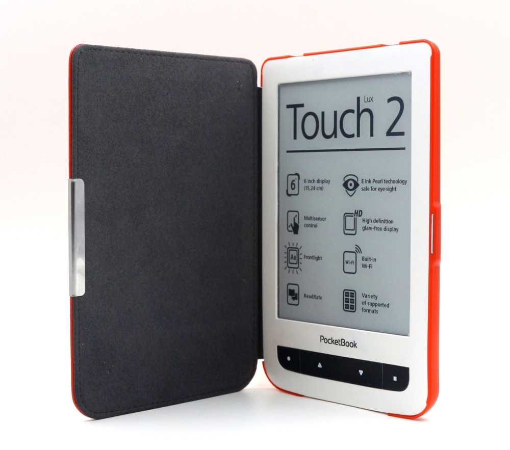C-TECH pouzdro Pocketbook 614/615/624/626, HC Red 