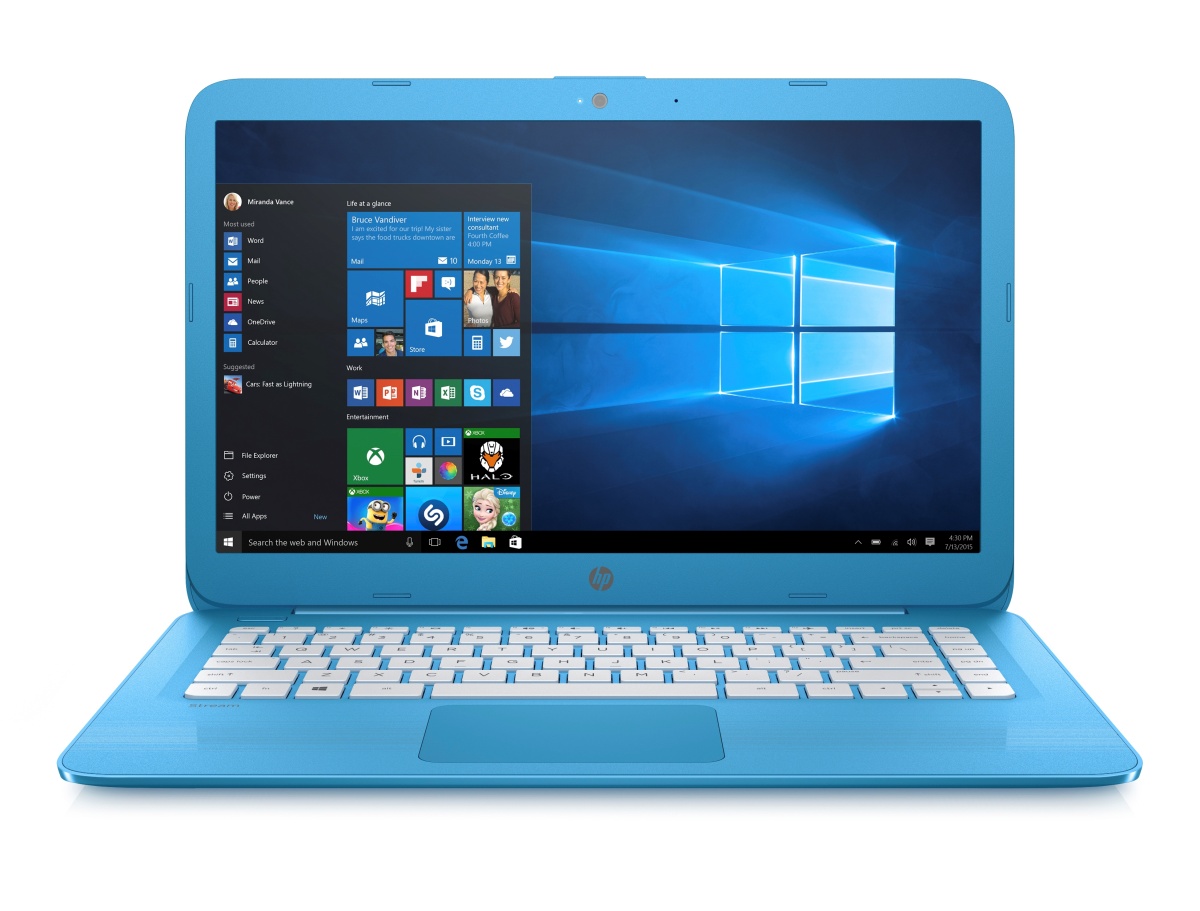 HP Stream 14-ax001nc N3060/4GB/32GB/W10-blue