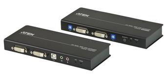 ATEN Extender PC-konzole Dual DVI až 60m ,USB