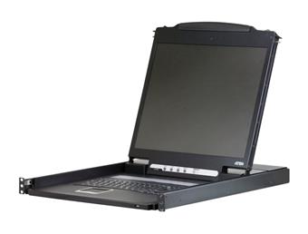 Aten console, 19'' LCD, rack 19'', kláv., touchpad