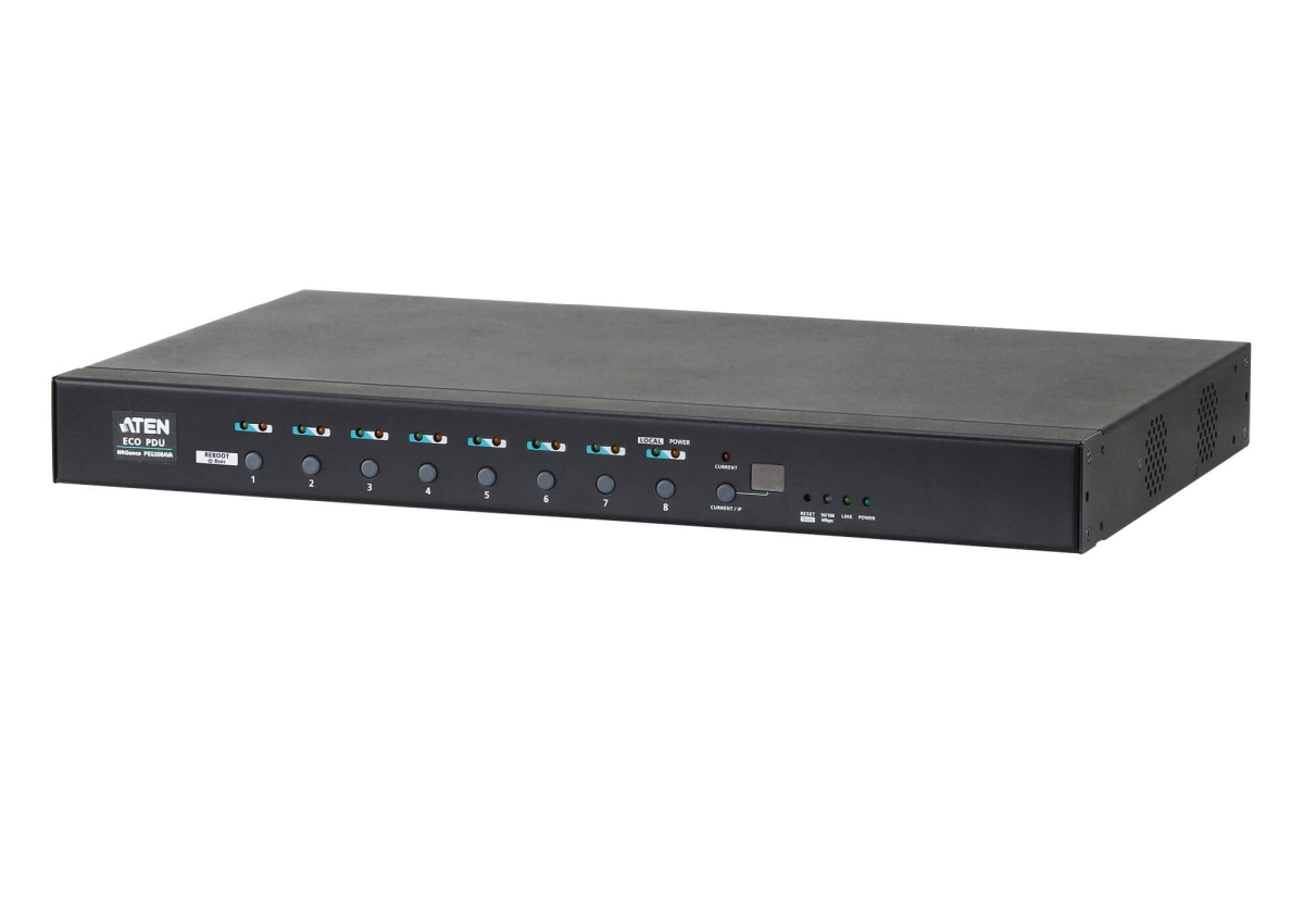 ATEN PDU 8x IEC320 C13+1xC19 over IP, 19'',měření