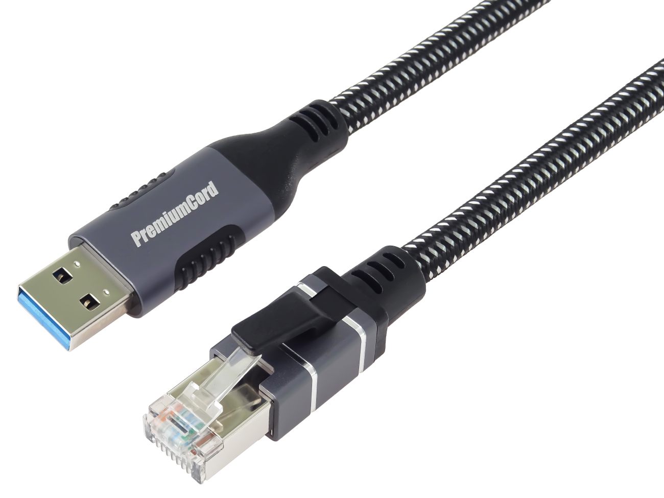 Ethernet. kabel USB3.2->LAN RJ45  10/100/1000, 1m