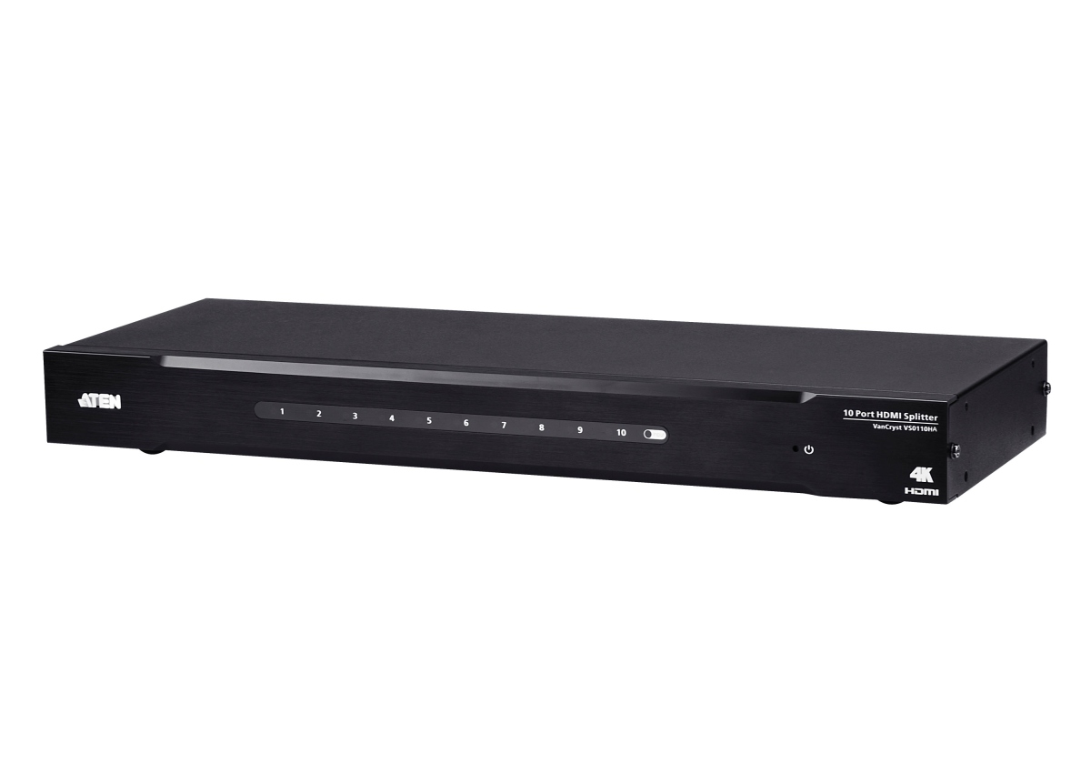 ATEN 10 port HDMI video split.,UltraHD,4kx2k, 15m