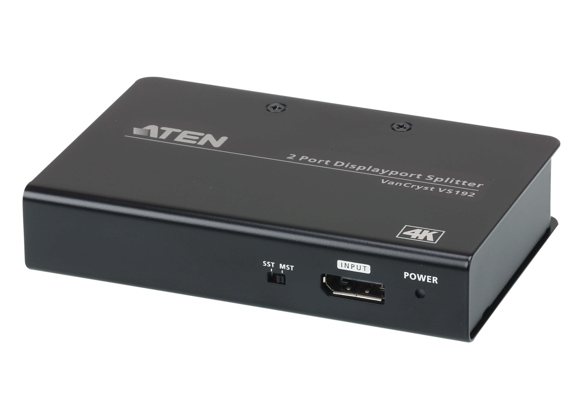 ATEN 2 port DisplayPort rozboč. 4K@60Hz,SST/MST