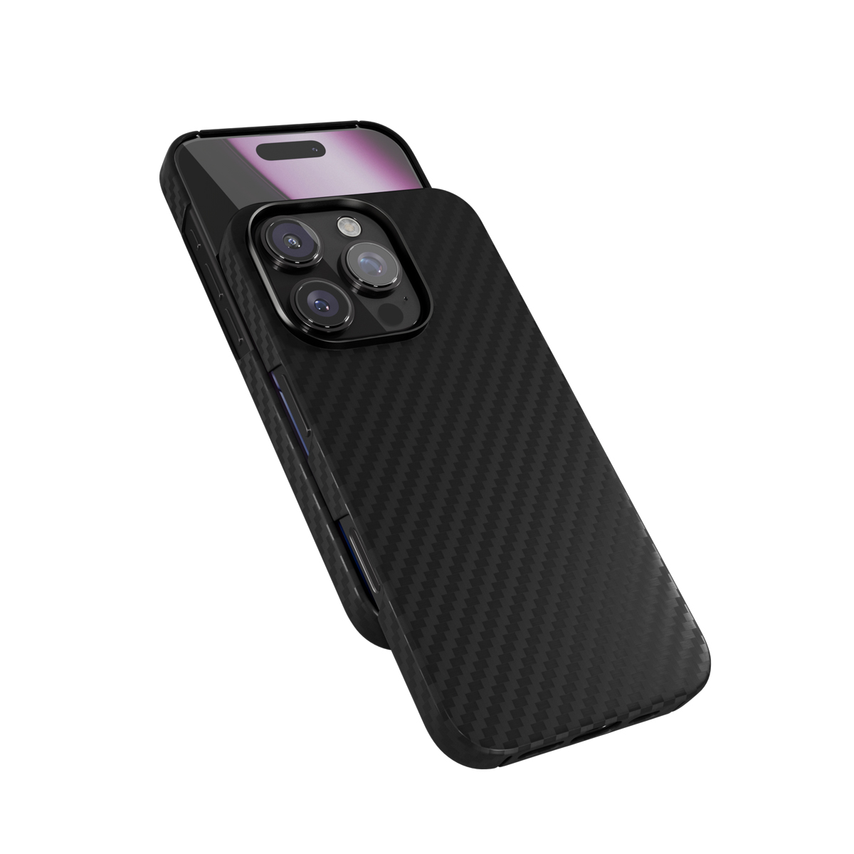 Epico Mag+ Carbon kryt pro iP. 16 Pro Max - černý