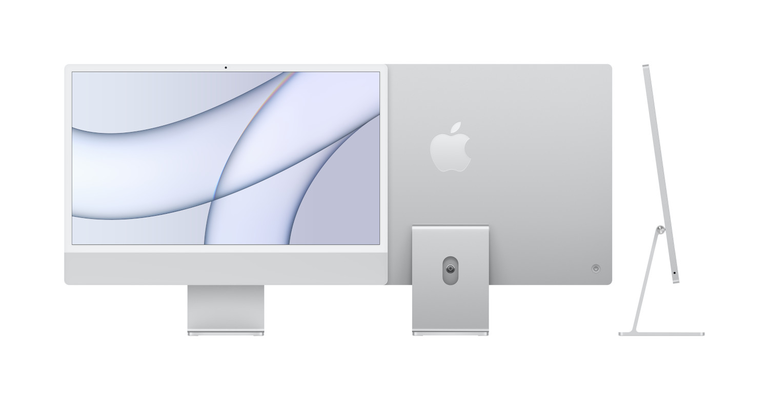 Apple iMac/24''/4480 x 2520/M1/8GB/256GB SSD/M1/Big Sur/Silver/1R