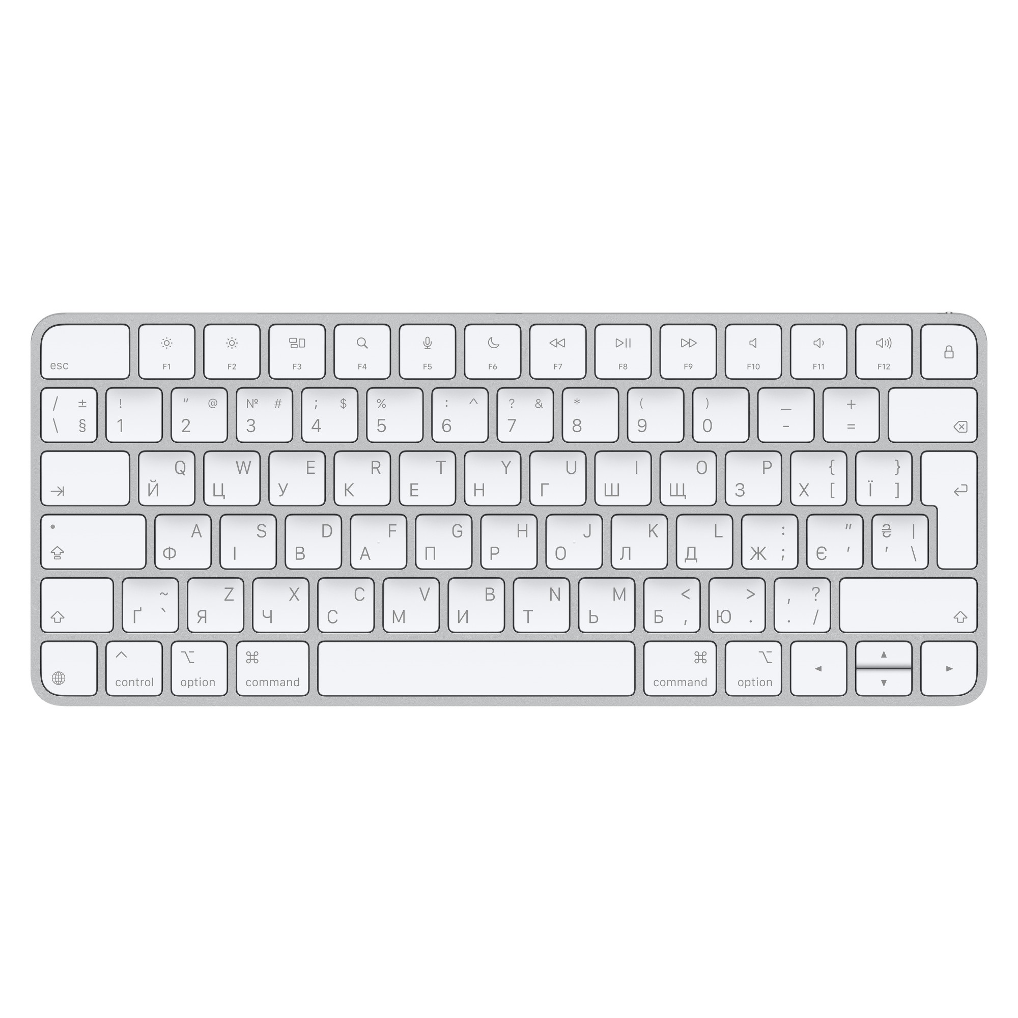 Apple Magic Keyboard/Bezdrátová Bluetooth/UA layout/Bílá